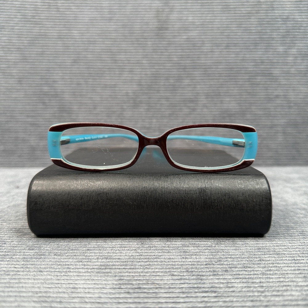 Eyebobs Barely Lucid 2162 Reading Glasses +2.00 Burgundy Turquoise Blue Handmade